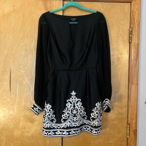 Bebe Embroidered Dress